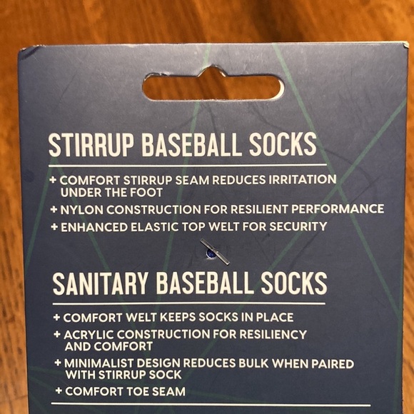 🌸NIP DSG Mens Stirrup and Sanitary Baseball Socks Combo Pack - size Large - Picture 6 of 8